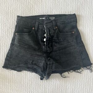 Old Navy Black Jean Shorts.